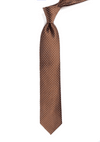 Mini Dots Chocolate Brown Tie