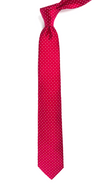 Mini Dots Red Tie