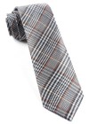 Professor Plaid Grey Tie