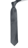 Solid Texture Dark Charcoal Tie