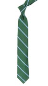 Spring Break Stripe Hunter Green Tie
