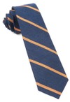 Spring Break Stripe Navy Tie