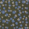 Free Fall Floral Army Green Tie