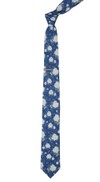 Hodgkiss Flowers Royal Blue Tie