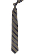 Center Field Stripe Champagne Tie