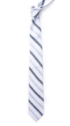 Row Stripe Navy Tie