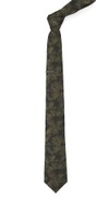 Palm Fronday By Dwyane Wade Army Green Tie
