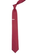 Bedrock Floral Apple Red Tie