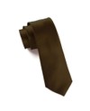 Solid Satin Chocolate Tie
