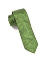 Twill Paisley Clover Green Tie
