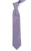 Linen Stitched Purple Tie