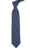 Pencil Pinstripe Classic Navy Tie