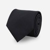 Grosgrain Solid Black Tie