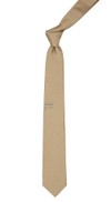 Static Solid Tan Tie