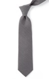 Downtown Solid Grey Tie