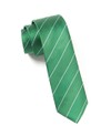 Pencil Pinstripe Emerald Green Tie