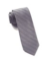 Invisible Stripe Silver Tie