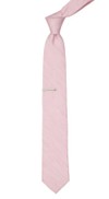 Invisible Stripe Baby Pink Tie