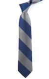 Super Stripe Silver Tie