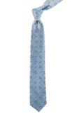 Excalibur Medallion Slate Blue Tie