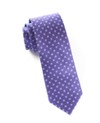 Anemones Purple Tie