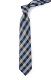 Gingham Fusion Blue Tie