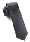 Melange Twist Solid Charcoal Tie