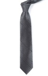 Interlaced Charcoal Tie