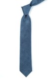 Debonair Solid Slate Blue Tie