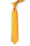 Grosgrain Solid Mustard Tie
