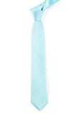 Grosgrain Solid Aquamarine Tie