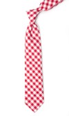 Classic Gingham Red Tie