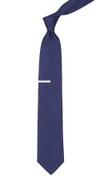 Herringbone Navy Tie