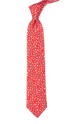 Fentone Floral Apple Red Tie
