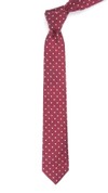 Dotted Dots Burgundy Tie