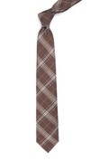 Marshall Plaid Brown Tie