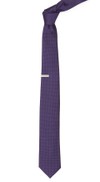 Sideline Solid Plum Tie