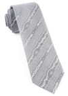 Ingrained Silver Tie