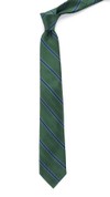 Kennedy Stripe Hunter Green Tie