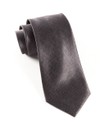 Herringbone Charcoal Grey Tie