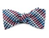 Daydream Plaid Red Bow Tie