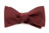 Grosgrain Solid Marsala Bow Tie