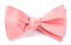 Grosgrain Solid Spring Pink Bow Tie