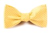 Pindot Gold Bow Tie