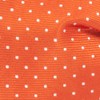 Mini Dots Orange Bow Tie