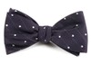 Ringside Dots Eggplant Bow Tie