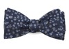 Free Fall Floral Navy Bow Tie