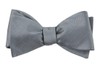 Herringbone Vow Grey Bow Tie