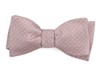 Mini Dots Mauve Stone Bow Tie