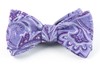 Organic Paisley Lavender Bow Tie